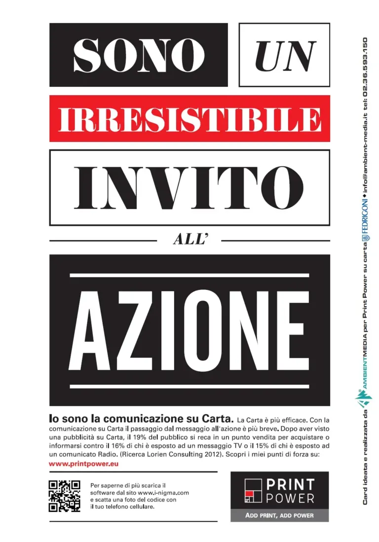 La Carta è un mezzo vincente. Lo dice Print Power al Grand Prix della Pubblicità con Ambient Media — foto 6