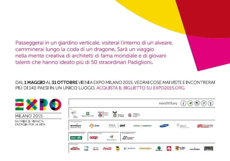 Cibo è Vita, la campagna istituzionale di Expo 2015 al via anche sulle cartoline nel circuito Ambient Media — foto 10
