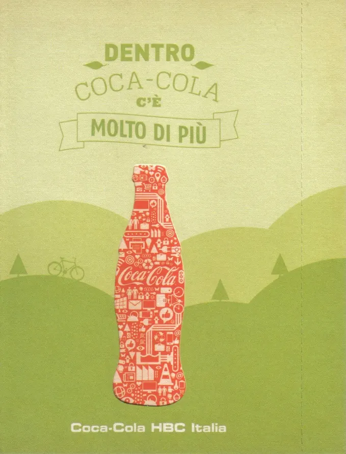 Coca Cola HBC invita a scoprire il suo impegno socio-ambientale con le cartoline pubblicitarie Ambient Media — foto 1