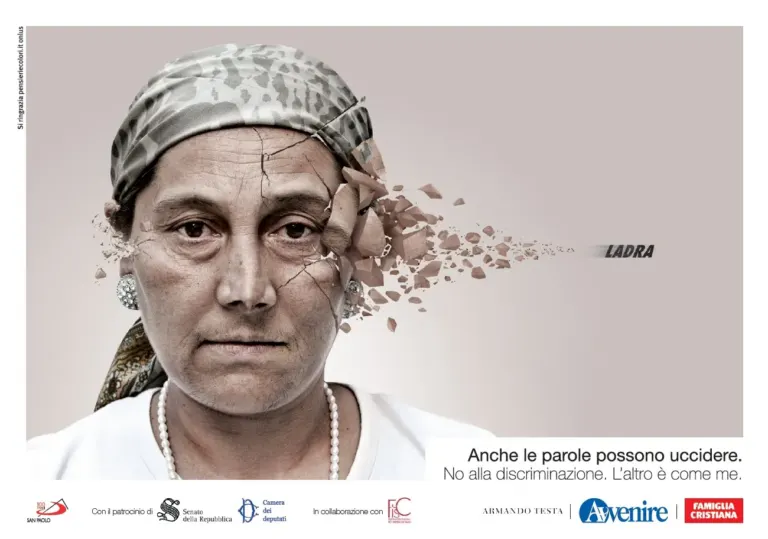 Anche le parole possono uccidere, la campagna #migliorisipuo sulle card nel circuito Ambient Media — foto 3