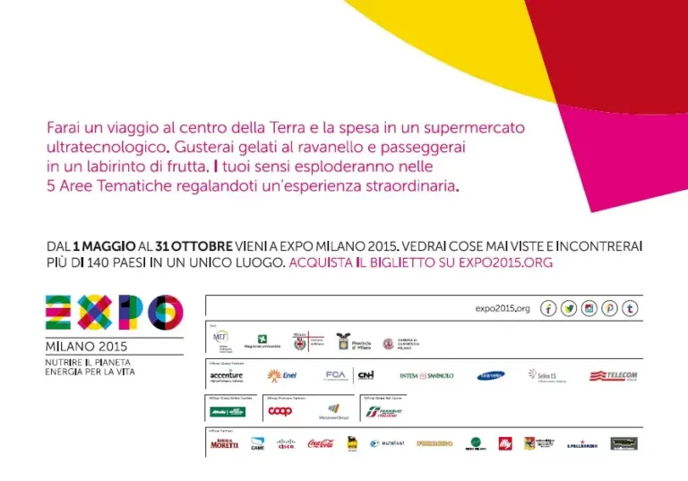 Cibo è Vita, la campagna istituzionale di Expo 2015 al via anche sulle cartoline nel circuito Ambient Media — foto 2