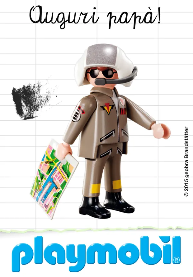 Playmobil celebra la Festa del Papà e della Mamma con le cartoline del circuito Ambient Media — foto 5