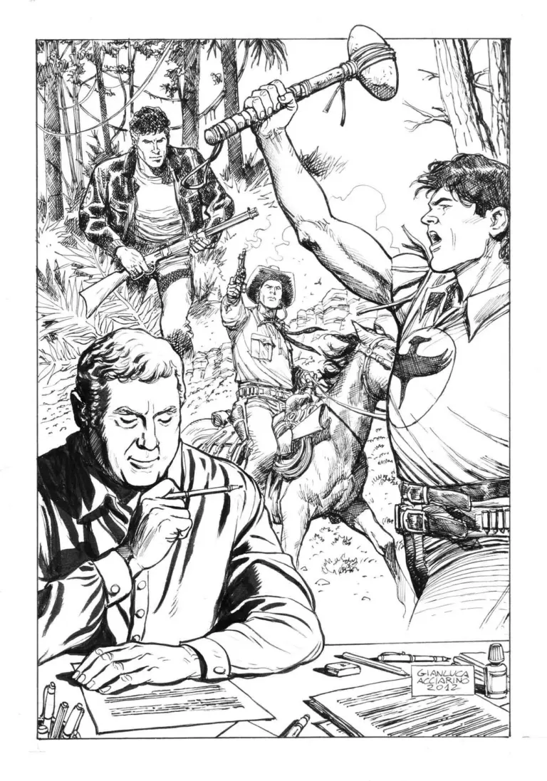 PostCardCult.com invita alla mostra Omaggio a Sergio Bonelli con le cartoline pubblicitarie Ambient Media — foto 7