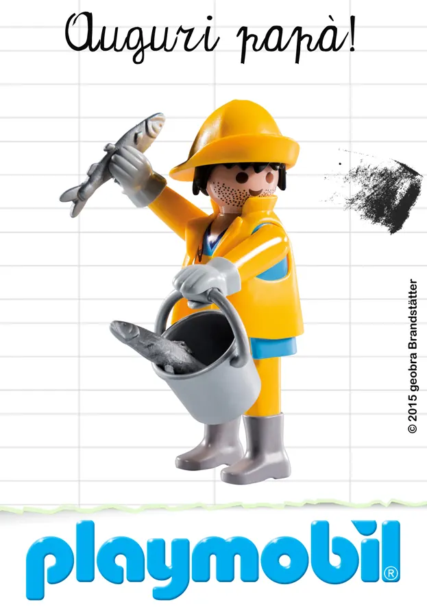 Playmobil celebra la Festa del Papà e della Mamma con le cartoline del circuito Ambient Media — foto 24