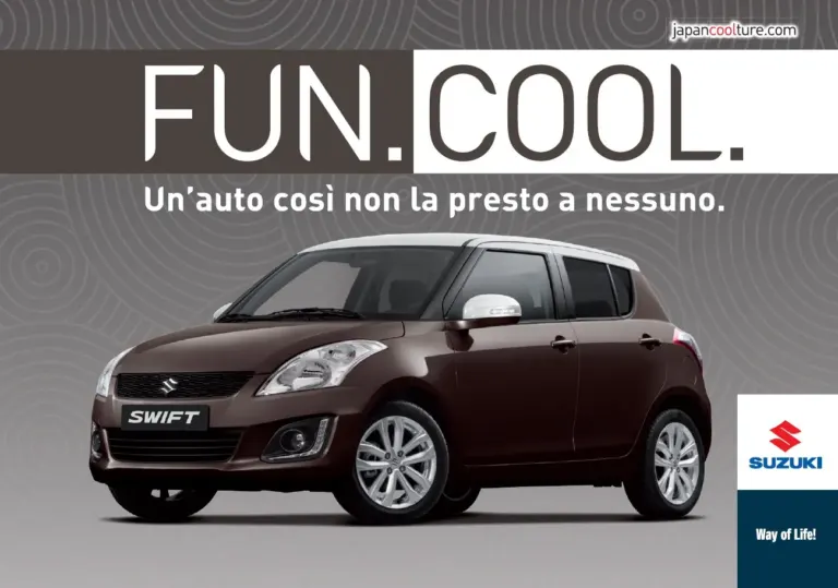 Fun. Cool. La campagna di Suzuki Swift anche sulle cartoline pubblicitarie Ambient Media — foto 1