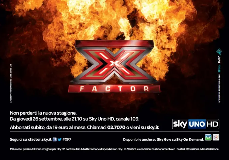 Ritorna X Factor, sulle cartoline Ambient Media — foto 2