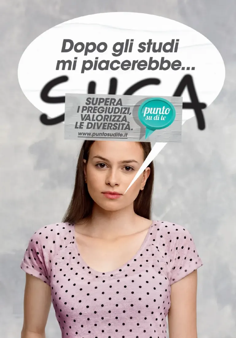 Punto su di te, la campagna di Pubblicità Progresso contro la violenza sulle donne, arriva anche sulle cartoline e le affissioni Ambient Media — foto 6