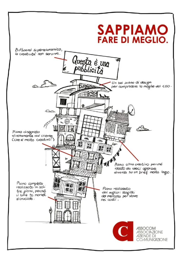 La buona comunicazione genera valore. La campagna Assocom anche sulle cartoline Ambient Media — foto 3