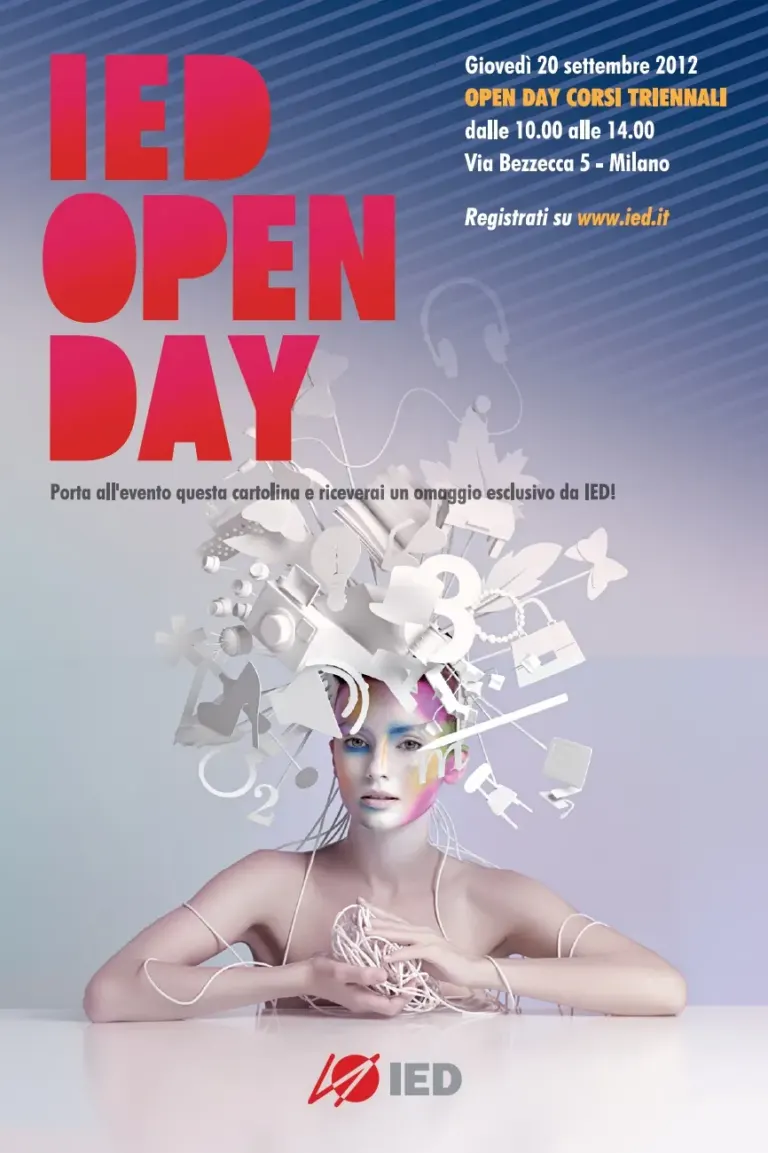 IED Milano invita ad Open Day con le cartoline pubblicitarie Ambient Media — foto 1
