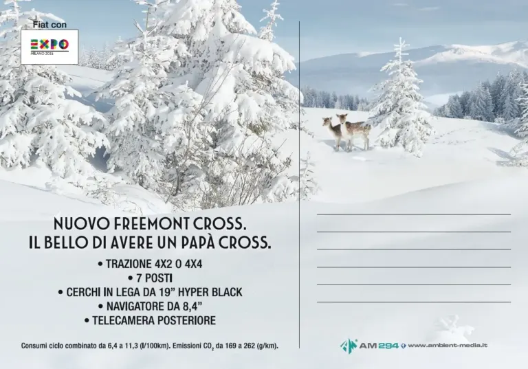 La nuova gamma Jeep e Fiat sulle montagne con le cartoline Ambient Media — foto 4