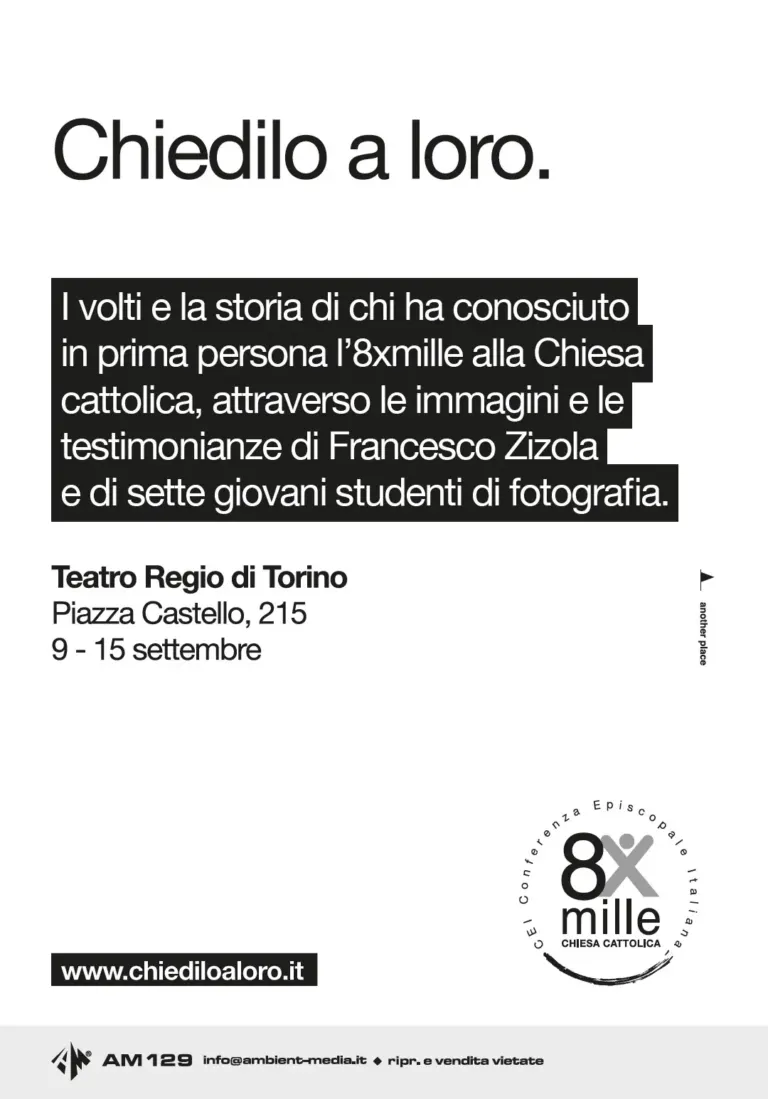 Chiedilo a Loro. Sulle cartoline Ambient Media i volti dell'8xmille di CEI in mostra a Torino — foto 2