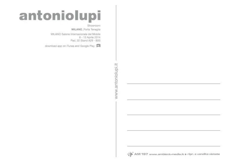 Ambient Media al Salone del Mobile per Antonio Lupi Showroom — foto 2