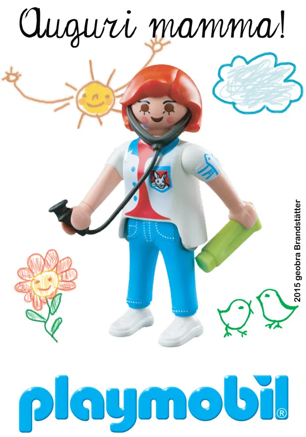 Playmobil celebra la Festa del Papà e della Mamma con le cartoline del circuito Ambient Media — foto 11