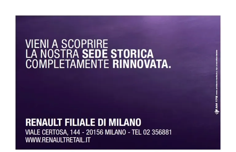 Renault invita a scoprire la sua nuova gamma nella rinnovata filiale di Milano con Ambient Media — foto 2