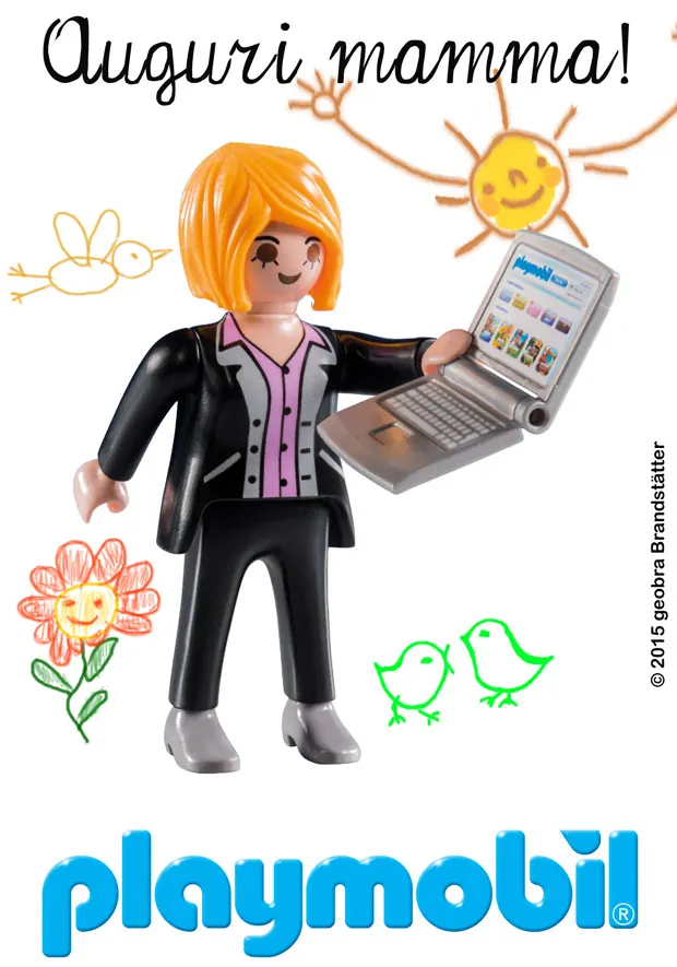 Playmobil celebra la Festa del Papà e della Mamma con le cartoline del circuito Ambient Media — foto 21