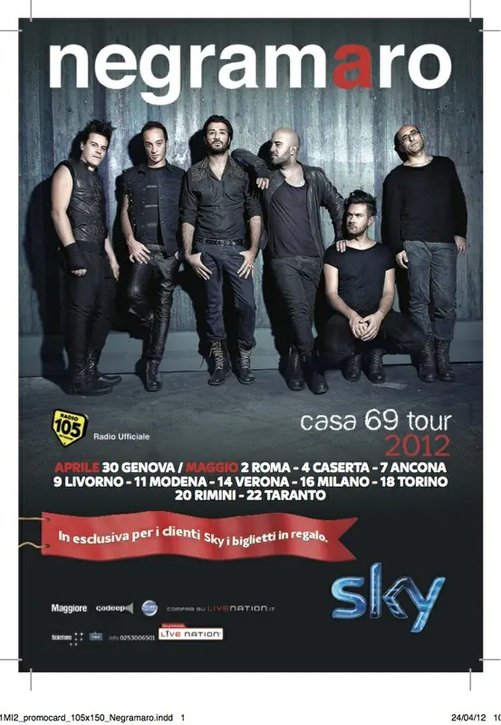 Sky comunica X Factor, Negramaro e I-Race con le cartoline pubblicitarie Ambient Media — foto 2