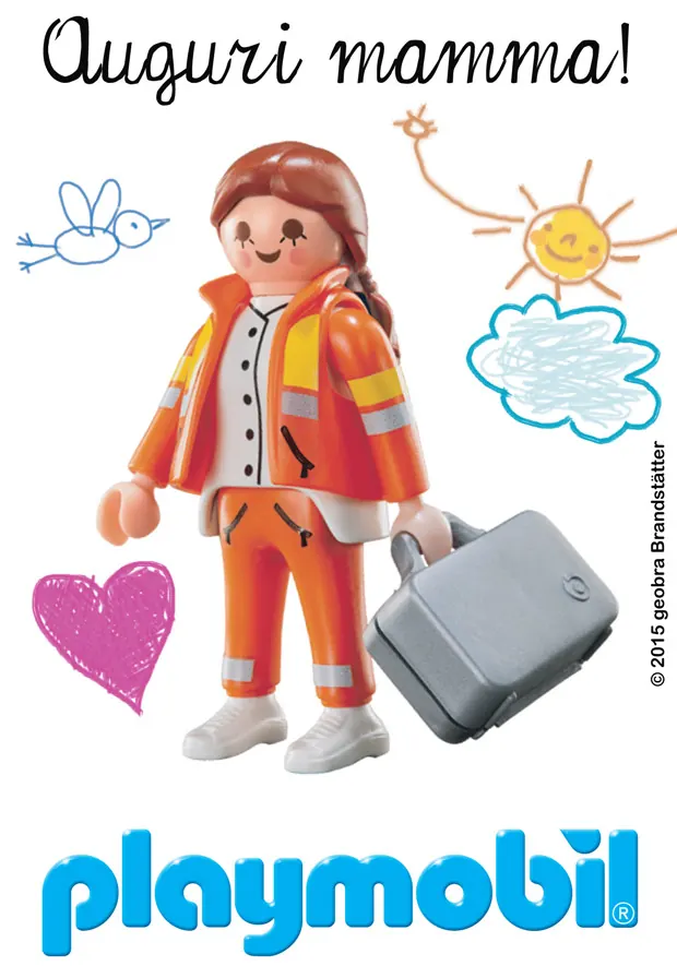 Playmobil celebra la Festa del Papà e della Mamma con le cartoline del circuito Ambient Media — foto 6