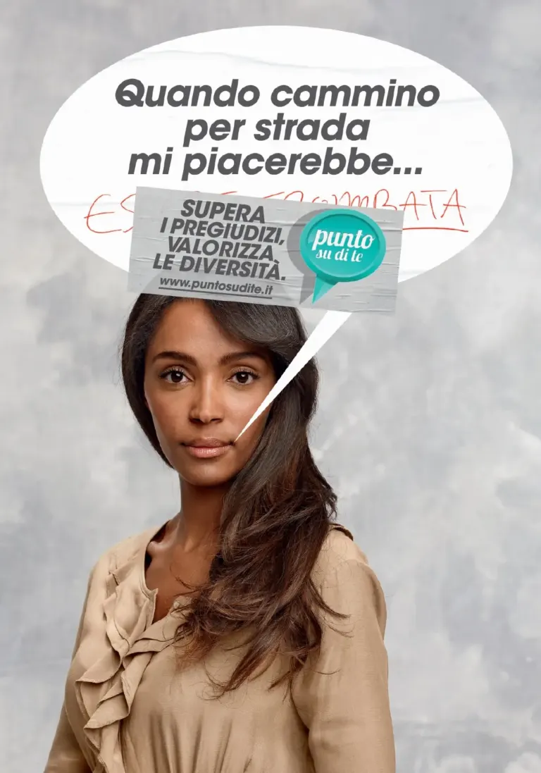 Punto su di te, la campagna di Pubblicità Progresso contro la violenza sulle donne, arriva anche sulle cartoline e le affissioni Ambient Media — foto 3