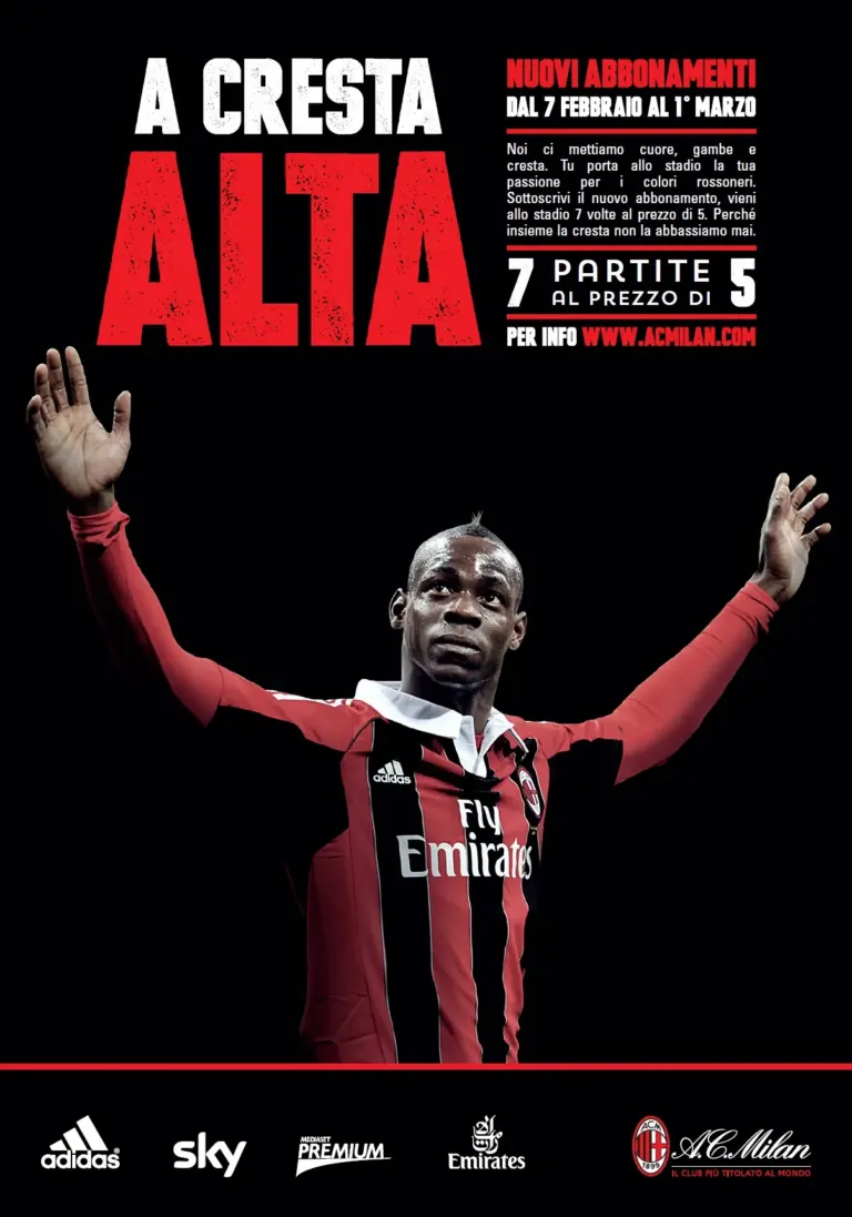 Il Milan a Cresta Alta sulle cartoline pubblicitarie Ambient Media — foto 1
