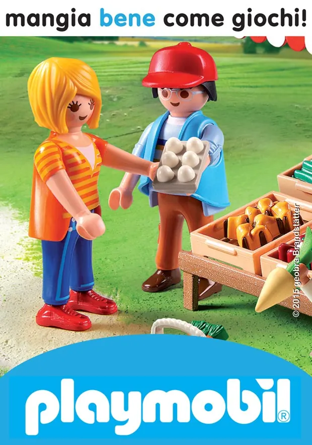 Mangia bene come giochi! Playmobil celebra il tema di Expo con le cartoline del circuito Ambient Media — foto 10