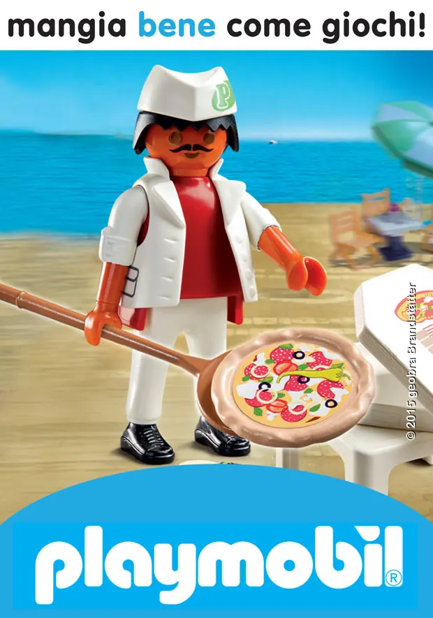 Mangia bene come giochi! Playmobil celebra il tema di Expo con le cartoline del circuito Ambient Media — foto 3