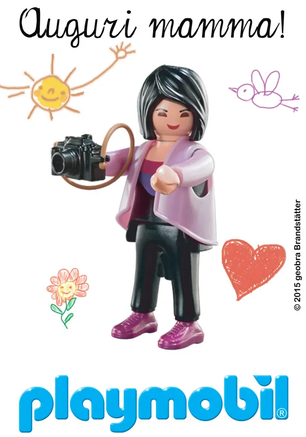 Playmobil celebra la Festa del Papà e della Mamma con le cartoline del circuito Ambient Media — foto 9