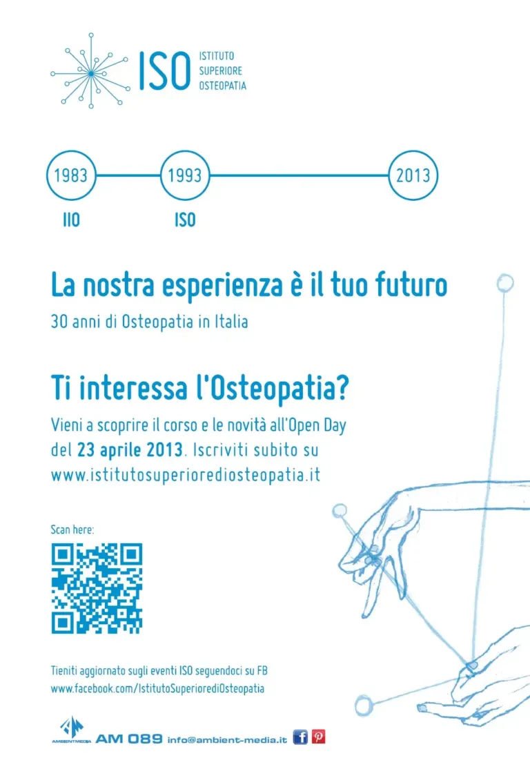 Alla scoperta dei corsi dell'Istituto Superiore di Osteopatia con le cartoline pubblicitarie Ambient Media — foto 2