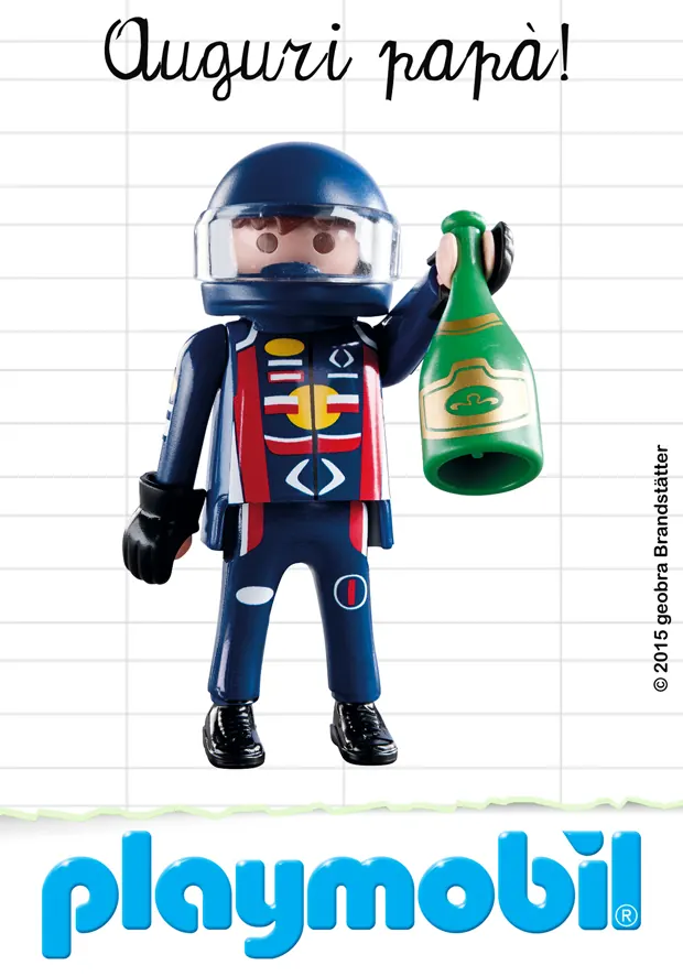 Playmobil celebra la Festa del Papà e della Mamma con le cartoline del circuito Ambient Media — foto 18