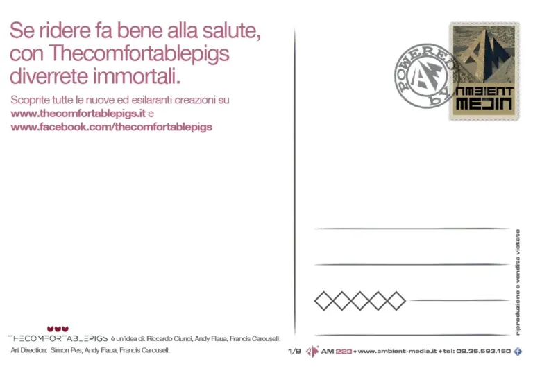 L'umorismo di Thecomfortablepigs anche su cartoline con Ambient Media — foto 2