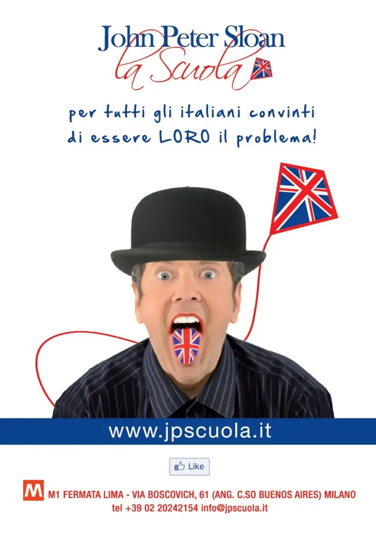 Ambient Media ci porta a lezione di inglese da John Peter Sloan con le cartoline pubblicitarie — foto 1