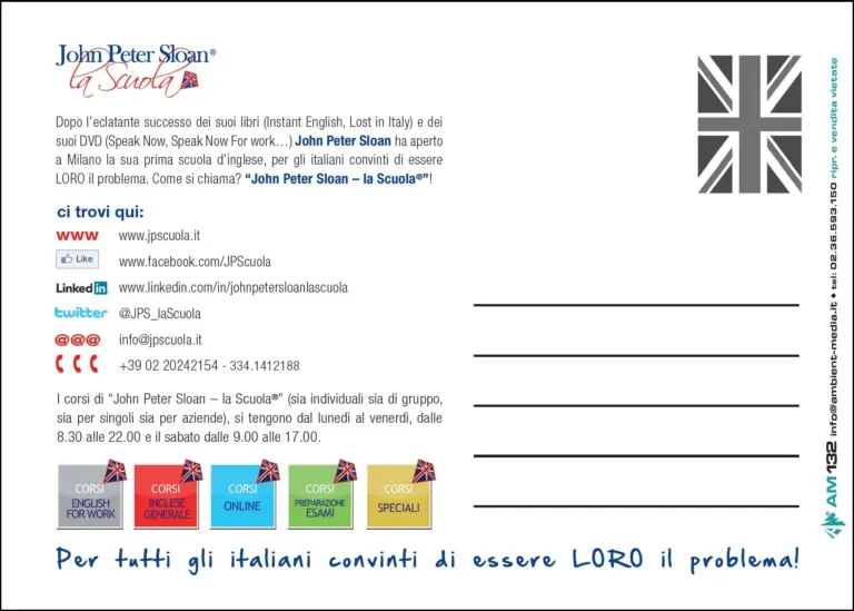 John Peter Sloan La scuola, raddoppia e invita all'Open Day con Ambient Media — foto 2