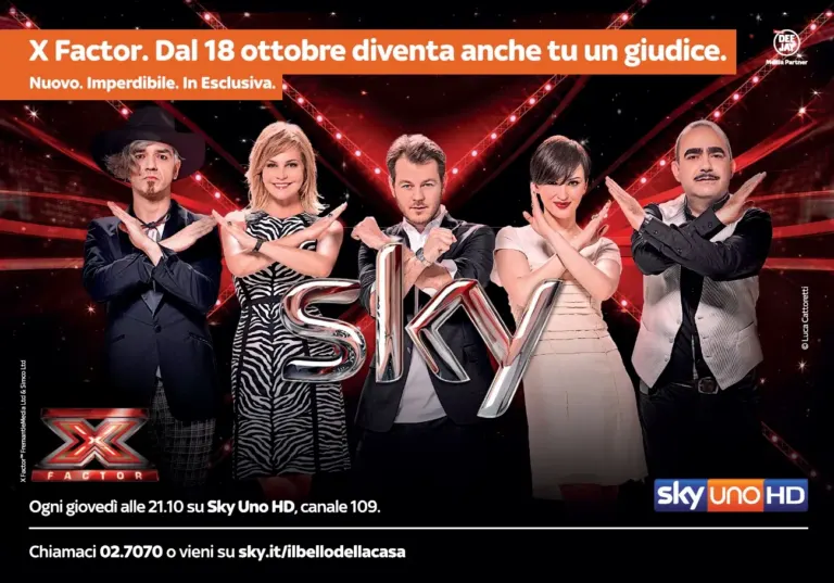 Torna X Factor, anche con le cartoline pubblicitarie Ambient Media — foto 1