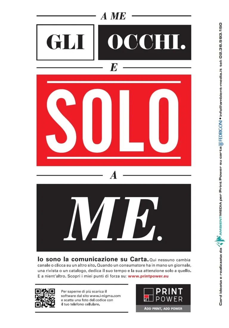 La Carta è un mezzo vincente. Lo dice Print Power al Grand Prix della Pubblicità con Ambient Media — foto 2