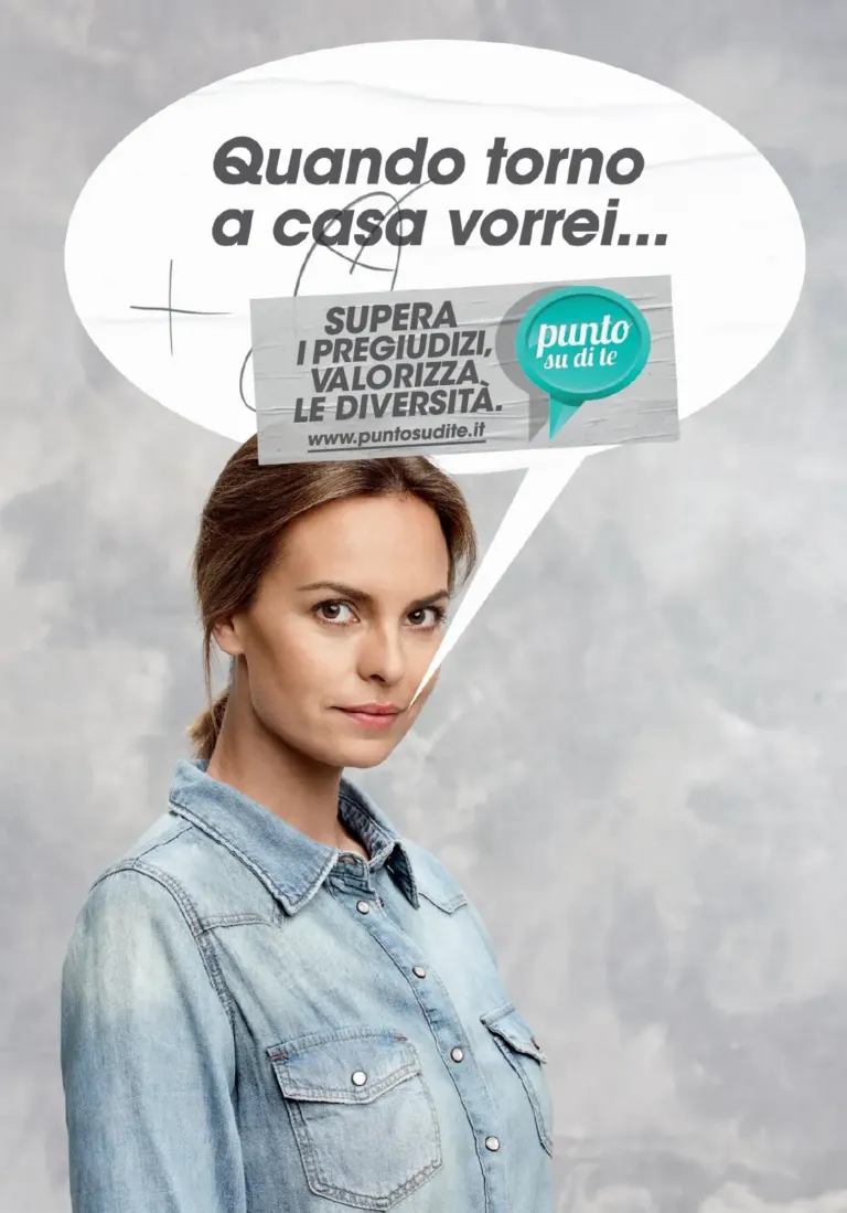 Punto su di te, la campagna di Pubblicità Progresso contro la violenza sulle donne, arriva anche sulle cartoline e le affissioni Ambient Media — foto 7