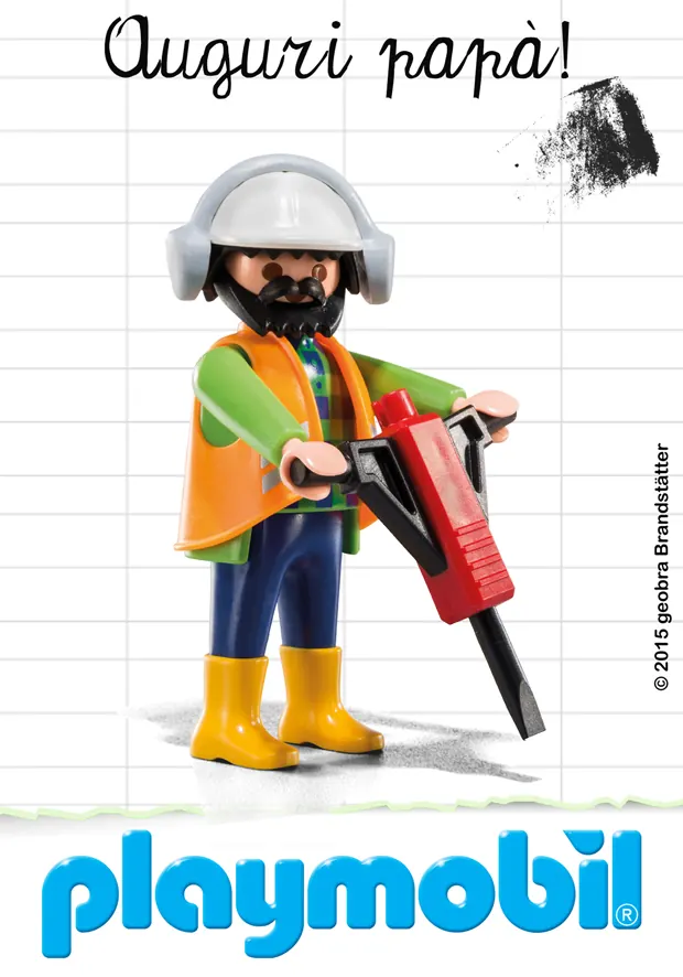 Playmobil celebra la Festa del Papà e della Mamma con le cartoline del circuito Ambient Media — foto 16