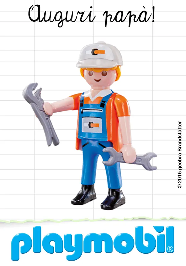 Playmobil celebra la Festa del Papà e della Mamma con le cartoline del circuito Ambient Media — foto 7