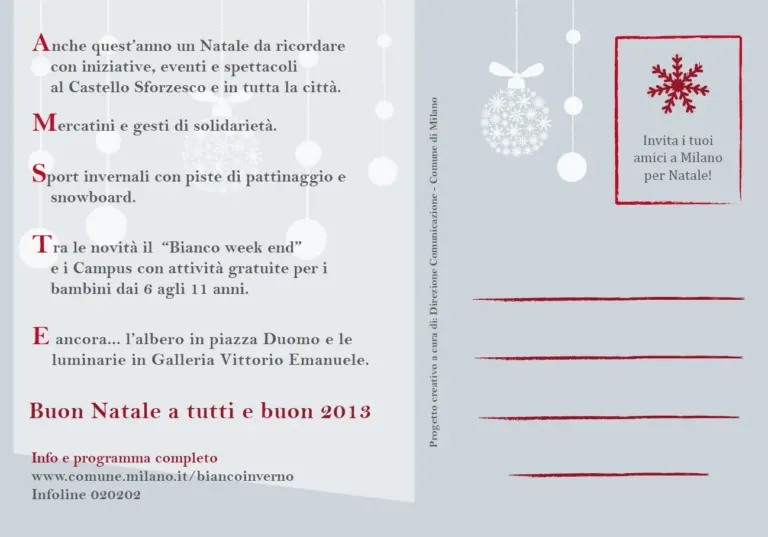 Con Ambient Media gratis le cartoline di auguri del Comune di Milano e la carta regalo — foto 2