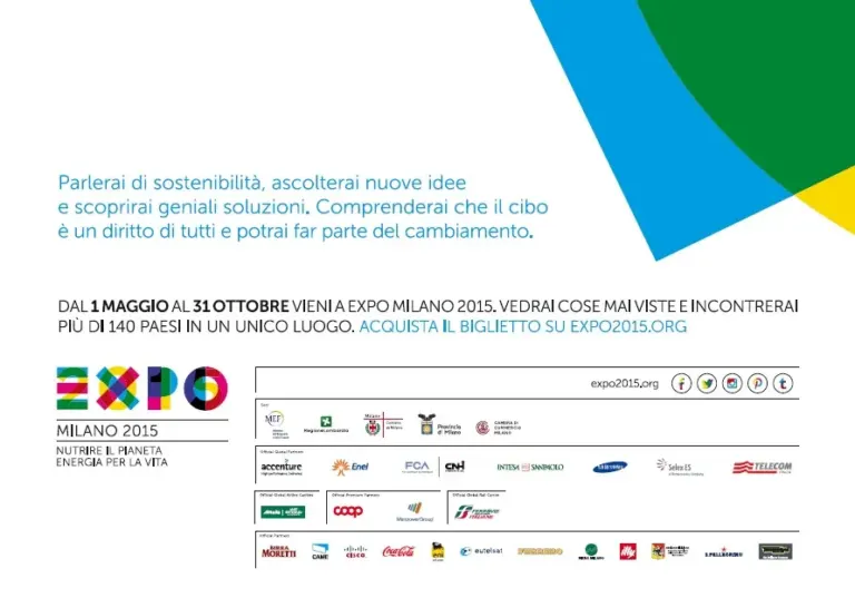 Cibo è Vita, la campagna istituzionale di Expo 2015 al via anche sulle cartoline nel circuito Ambient Media — foto 6