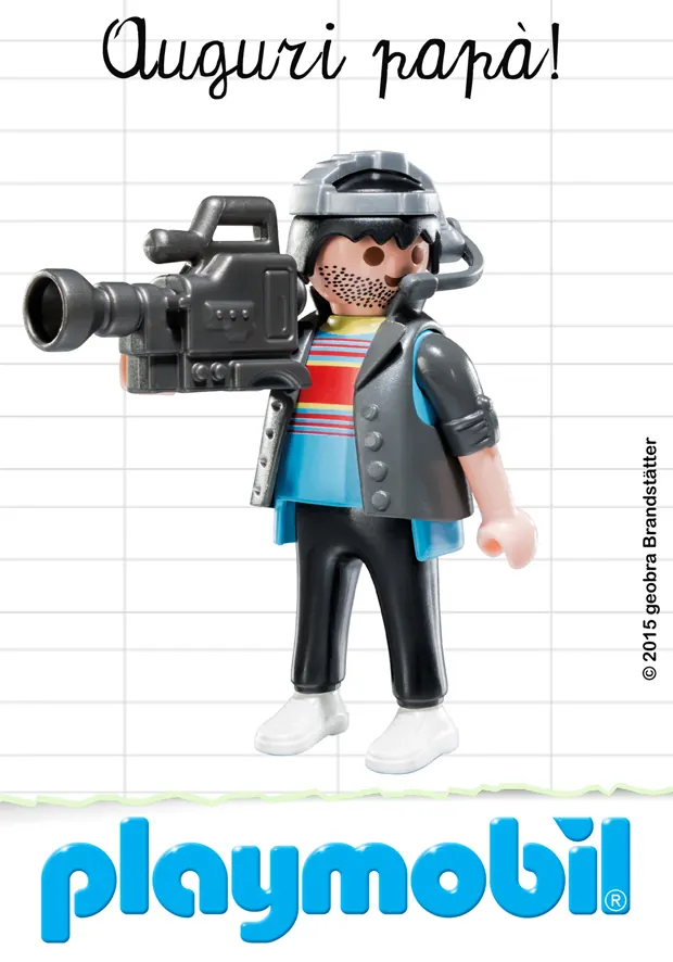 Playmobil celebra la Festa del Papà e della Mamma con le cartoline del circuito Ambient Media — foto 12