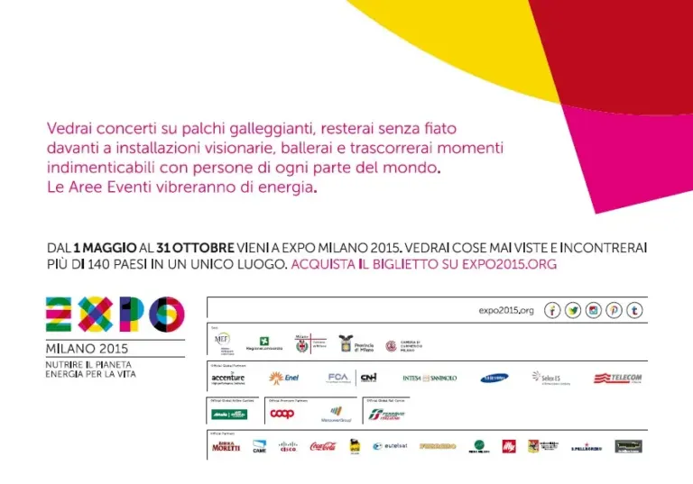Cibo è Vita, la campagna istituzionale di Expo 2015 al via anche sulle cartoline nel circuito Ambient Media — foto 16